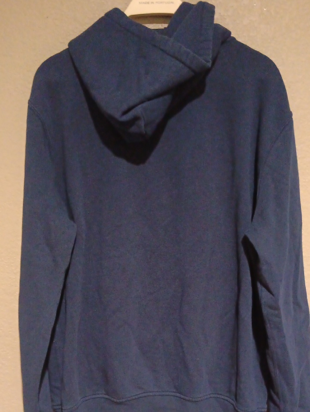 Polo by Ralph Lauren Navy Hoodie with Yellow Pony & Sleeve Accent - Picture 5 of 7